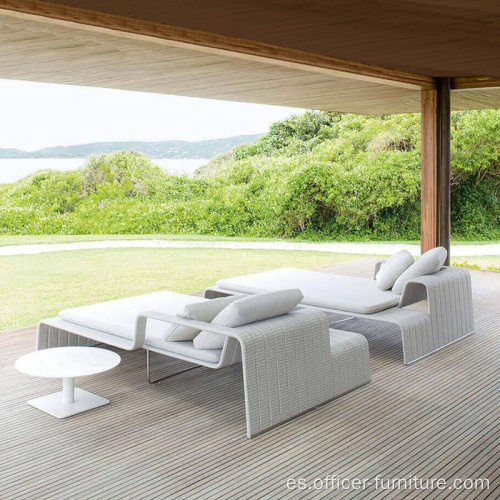 Casa club de hotel moderna silla de jardín de playa al aire libre